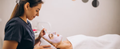 Hydra facial in treatment